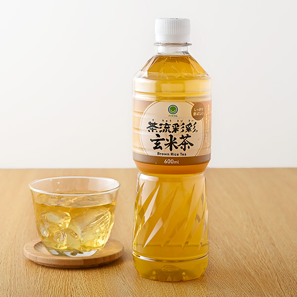 茶流彩彩　玄米茶　600ml